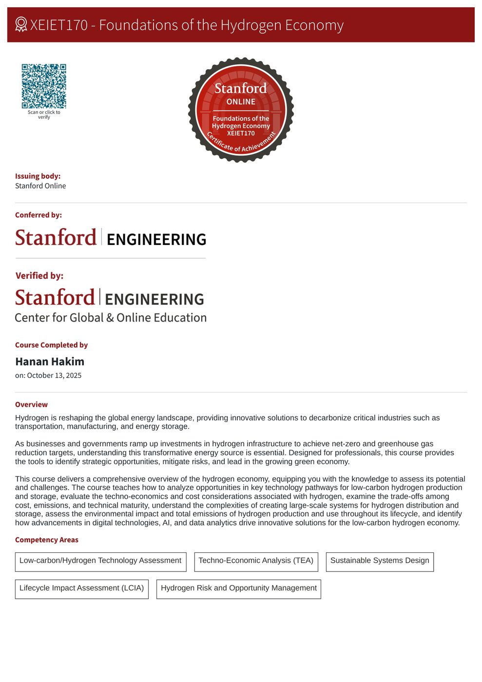 Stanford Energy Innovation — Professional Education
